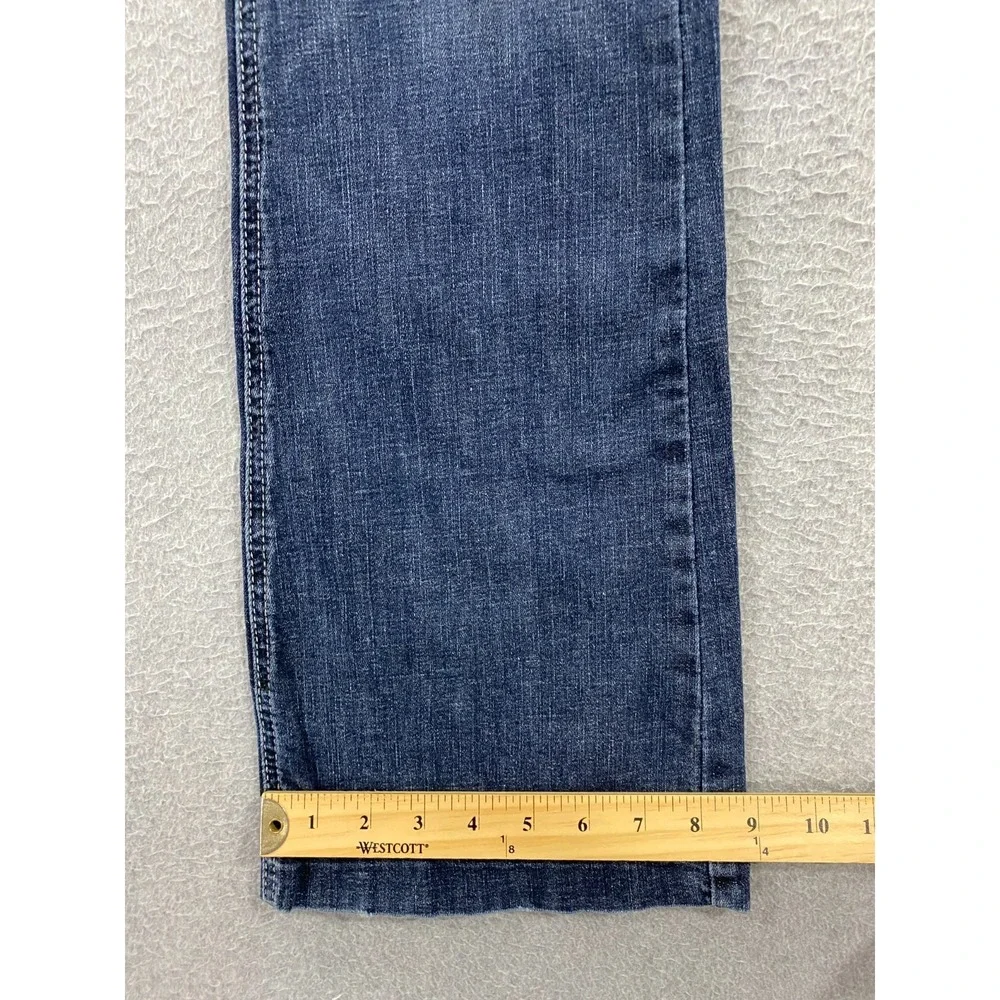 Ariat Denim High Rise Slim Trousers Women's 25R (24x32) Western Bootcut Jeans - Picture 5 of 11